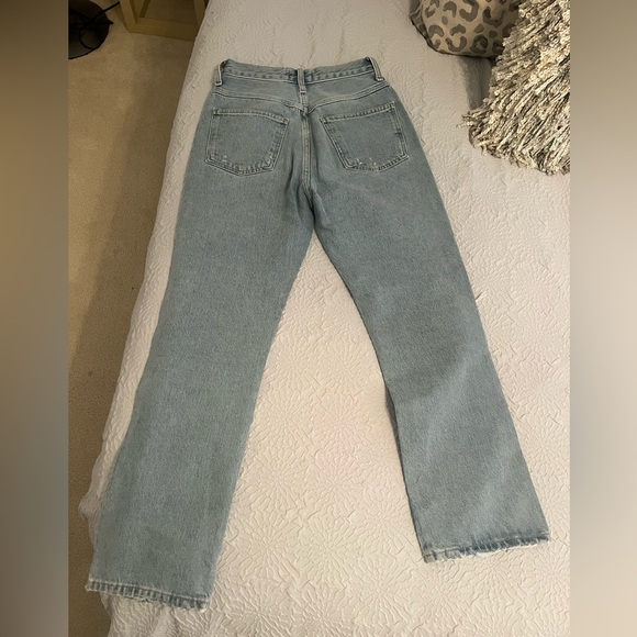 Agolde pinch waist high rise kick jean in color riptide - Picture 2 of 5